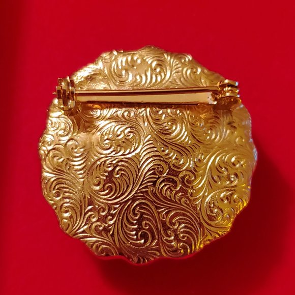 1928 Pearl Cabochon Brooch - Picture 5 of 5